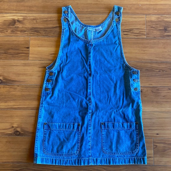 Savannah Dresses & Skirts - Savannah Denim Overall Jumper Dress